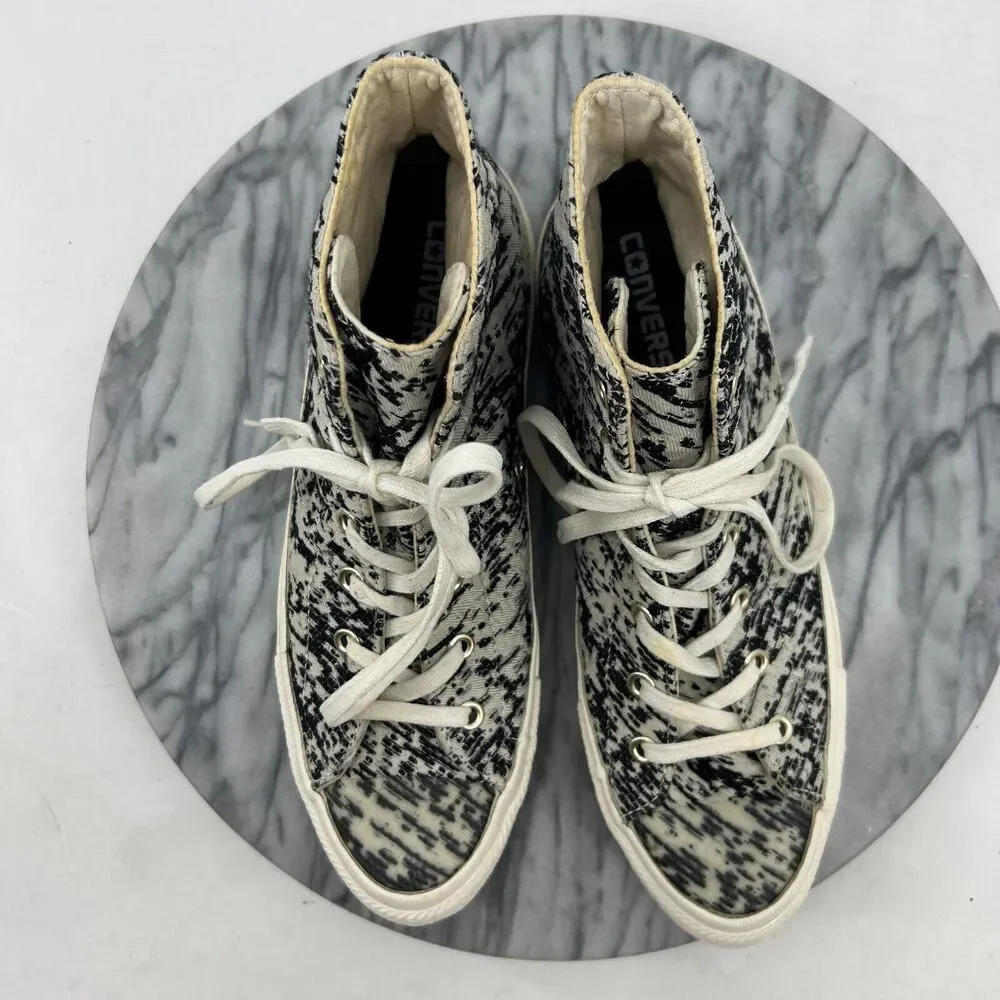 Converse Sneakers Womens 8 Black White Chuck Taylor All Star Gemma Hi 553448C - Picture 8 of 12